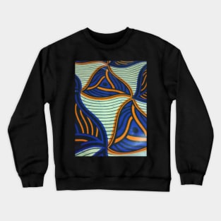 African Ankara Print Crewneck Sweatshirt